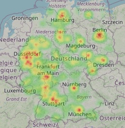 Heatmap (Anrufverteilung)