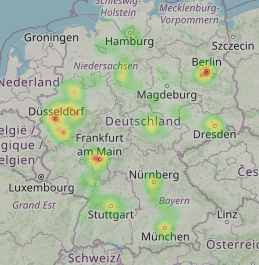 Heatmap (Anrufverteilung)