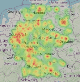 Heatmap (Anrufverteilung)