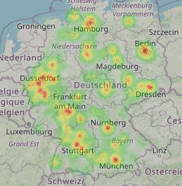 Heatmap (Anrufverteilung)