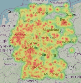 Heatmap (Anrufverteilung)