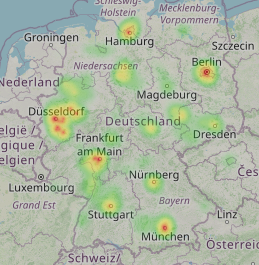 Heatmap (Anrufverteilung)