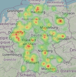 Heatmap (Anrufverteilung)