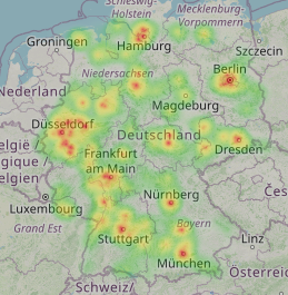 Heatmap (Anrufverteilung)