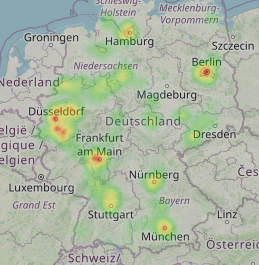 Heatmap (Anrufverteilung)