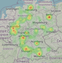 Heatmap (Anrufverteilung)