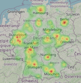 Heatmap (Anrufverteilung)