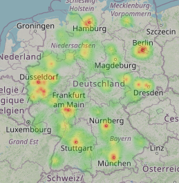 Heatmap (Anrufverteilung)