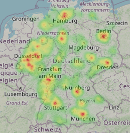 Heatmap (Anrufverteilung)