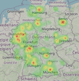 Heatmap (Anrufverteilung)