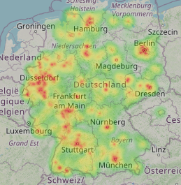 Heatmap (Anrufverteilung)