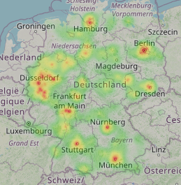 Heatmap (Anrufverteilung)