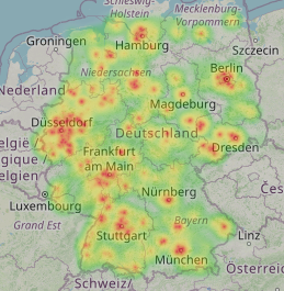 Heatmap (Anrufverteilung)