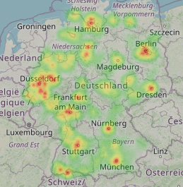 Heatmap (Anrufverteilung)