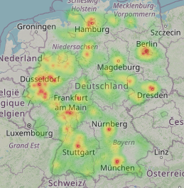 Heatmap (Anrufverteilung)