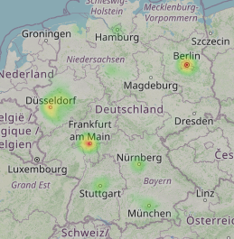 Heatmap (Anrufverteilung)