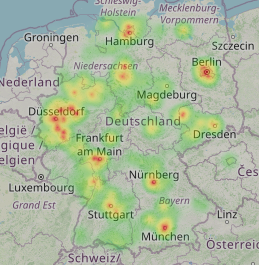 Heatmap (Anrufverteilung)