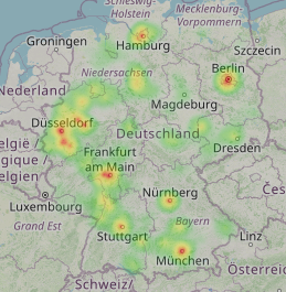 Heatmap (Anrufverteilung)