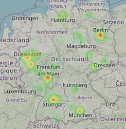 Heatmap (Anrufverteilung)