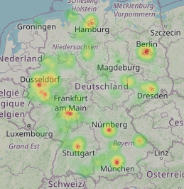 Heatmap (Anrufverteilung)