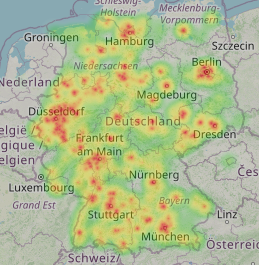 Heatmap (Anrufverteilung)