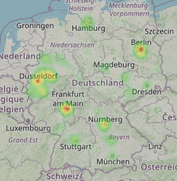 Heatmap (Anrufverteilung)