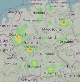 Heatmap (Anrufverteilung)