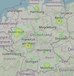 Heatmap (Anrufverteilung)