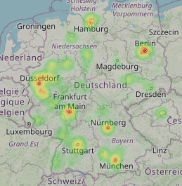 Heatmap (Anrufverteilung)