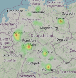 Heatmap (Anrufverteilung)