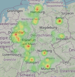 Heatmap (Anrufverteilung)