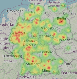 Heatmap (Anrufverteilung)