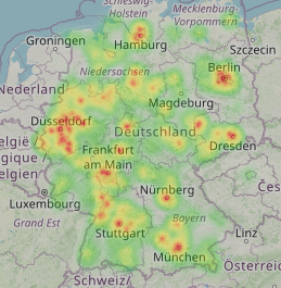 Heatmap (Anrufverteilung)