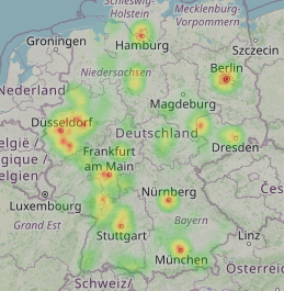 Heatmap (Anrufverteilung)