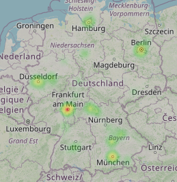 Heatmap (Anrufverteilung)