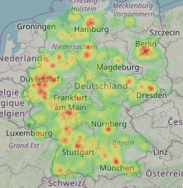 Heatmap (Anrufverteilung)