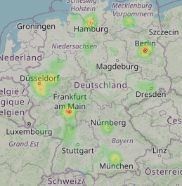 Heatmap (Anrufverteilung)