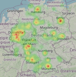 Heatmap (Anrufverteilung)