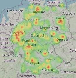 Heatmap (Anrufverteilung)