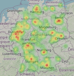 Heatmap (Anrufverteilung)