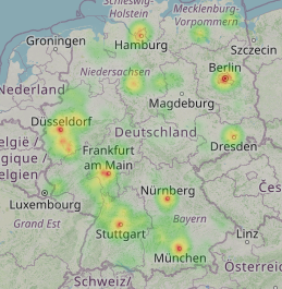 Heatmap (Anrufverteilung)