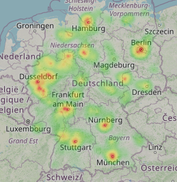 Heatmap (Anrufverteilung)