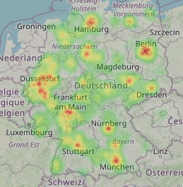 Heatmap (Anrufverteilung)