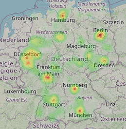 Heatmap (Anrufverteilung)