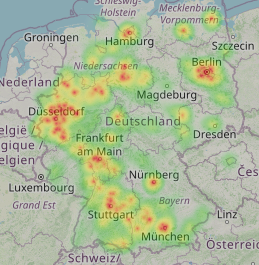 Heatmap (Anrufverteilung)