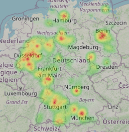 Heatmap (Anrufverteilung)