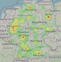 Heatmap (Anrufverteilung)