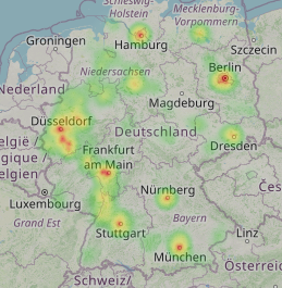 Heatmap (Anrufverteilung)