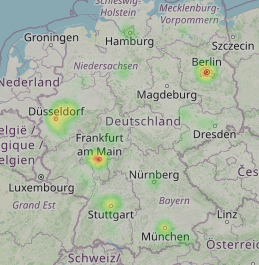 Heatmap (Anrufverteilung)