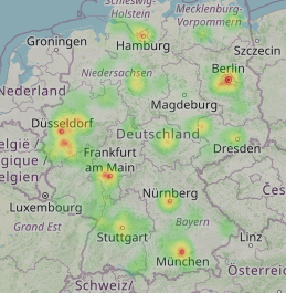 Heatmap (Anrufverteilung)